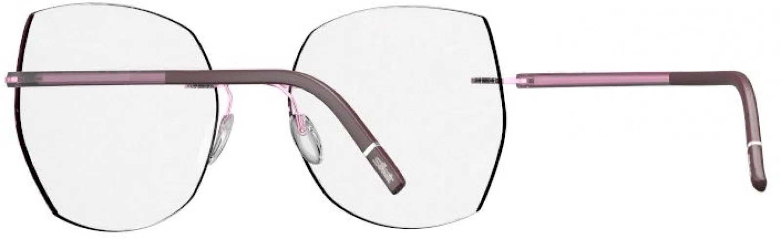 Silhouette The Wave Color Groove Demo Rimless 5567 Eyeglasses - view 57